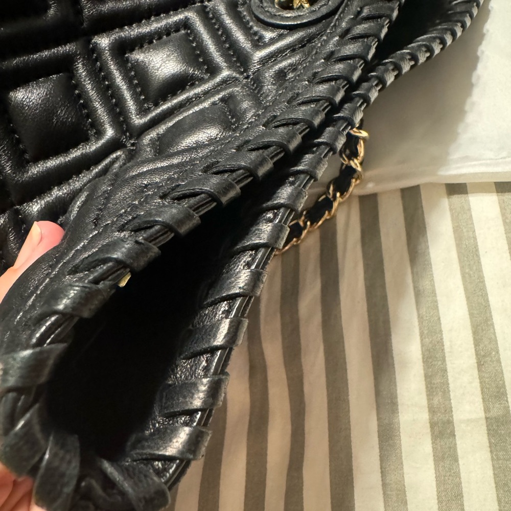 Tory Burch Black Tote(Marion tote) - Picture 11 of 14